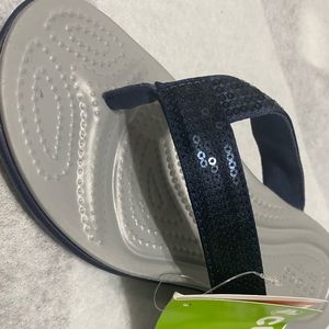 Crocs Capri v sequin sandals